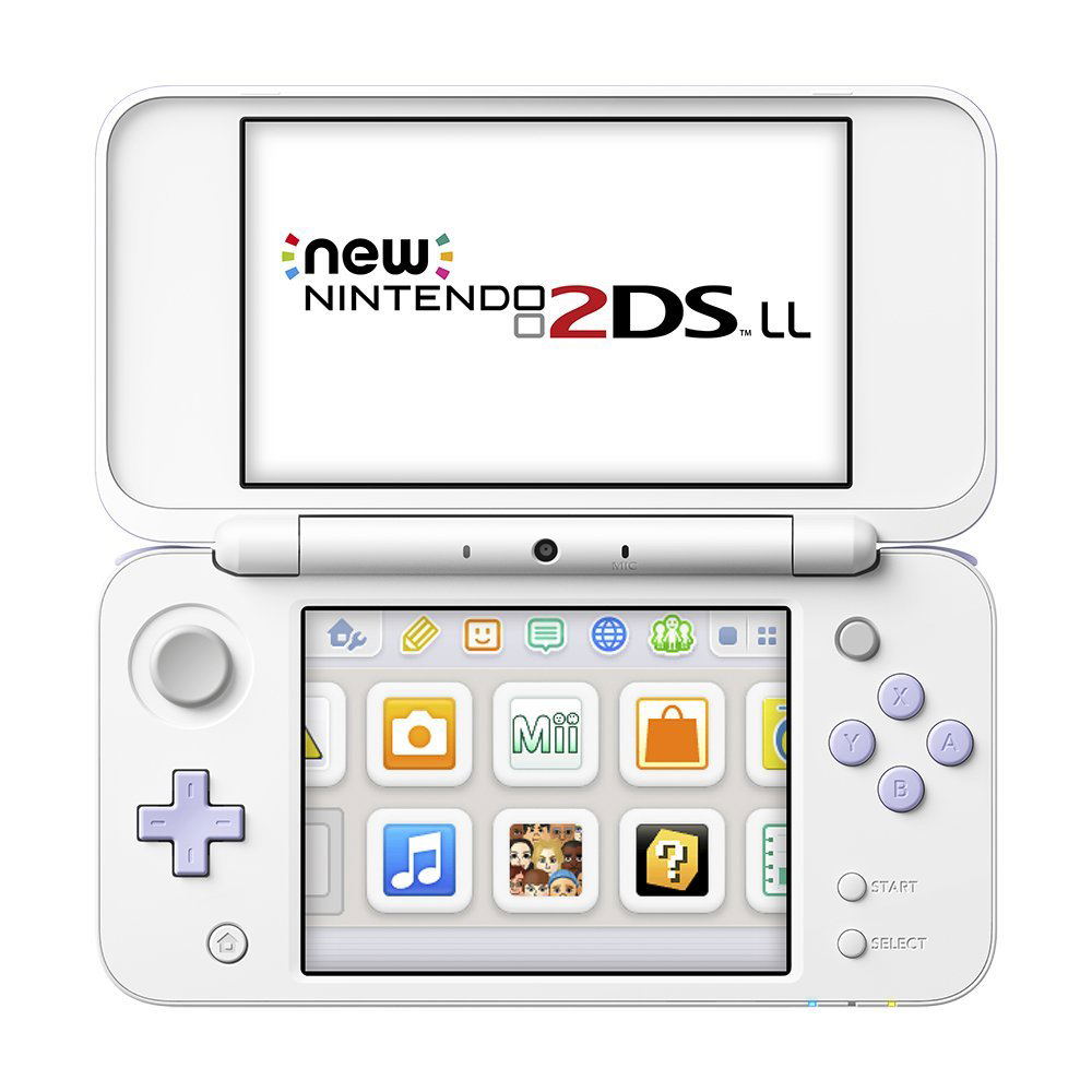 しろく太2ds 未使用 New Nintendo 2DS LL (White x Lavender)