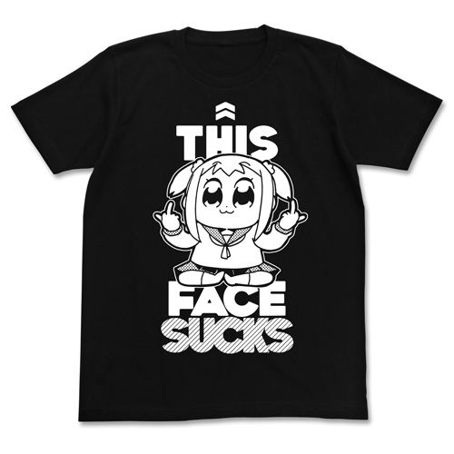 Pop Team Epic - Sucks T-shirt Black (L Size) image 1