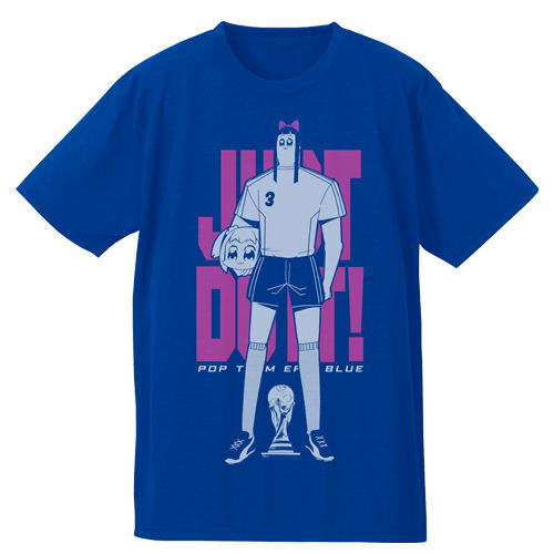 Pop Team Epic - Supporters Dry T-shirt Cobalt Blue (XL Size) image 1