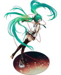 Rage of Bahamut 1/7 Scale Pre-Painted Figure: Hatsune Miku Winter Heroine Ver. thumbnail 1