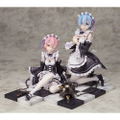 Re:Zero kara Hajimeru Isekai Seikatsu 1/8 Scale Pre-Painted Figure: Rem & Ram Special Set thumbnail 2