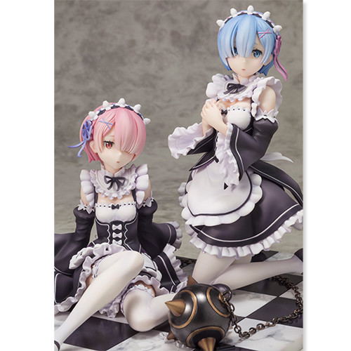 Re:Zero kara Hajimeru Isekai Seikatsu 1/8 Scale Pre-Painted Figure: Rem & Ram Special Set image 6