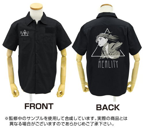 Sword Art Online Ordinal Scale - Asuna Reality Embroidery Work Shirt Black (XL Size) image 2