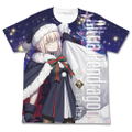 Fate/Grand Order - Rider/Altria Pendragon [Santa Alter] Full Graphic T-shirt White (M Size) thumbnail 1