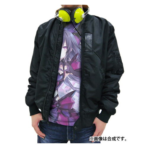 Date A Live - Original Ver. [Inverted] Tohka Yatogami Full Graphic T-shirt White (XL Size) image 2