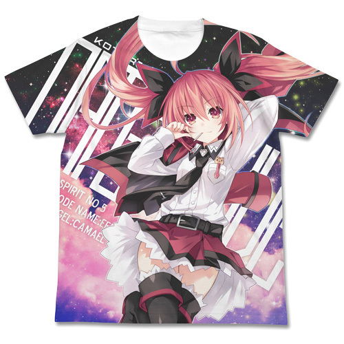 Date A Live - Original Ver. Kotori Itsuka Full Graphic T-shirt White (S Size) image 1