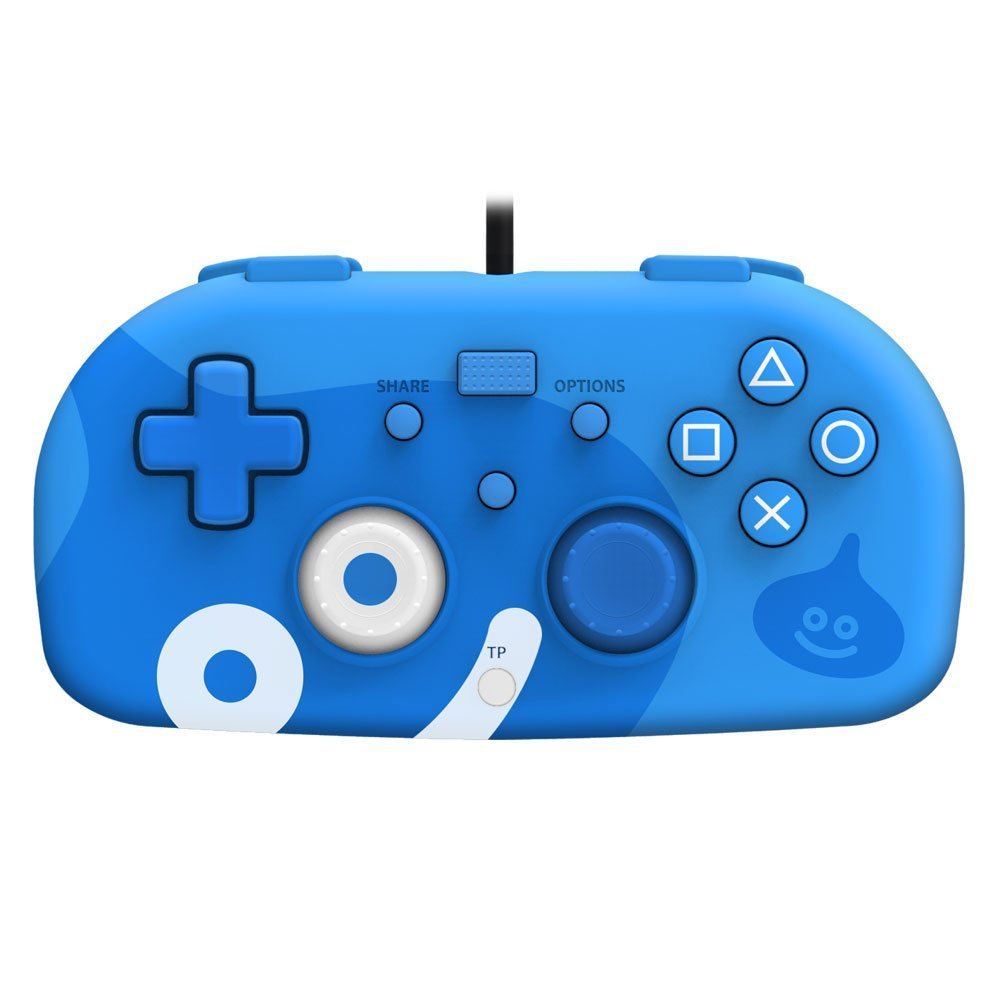 Hori Wired Controller Light for PlayStation 4 [Dragon Quest Slime Edition] (Blue) for 4, Playstation 4