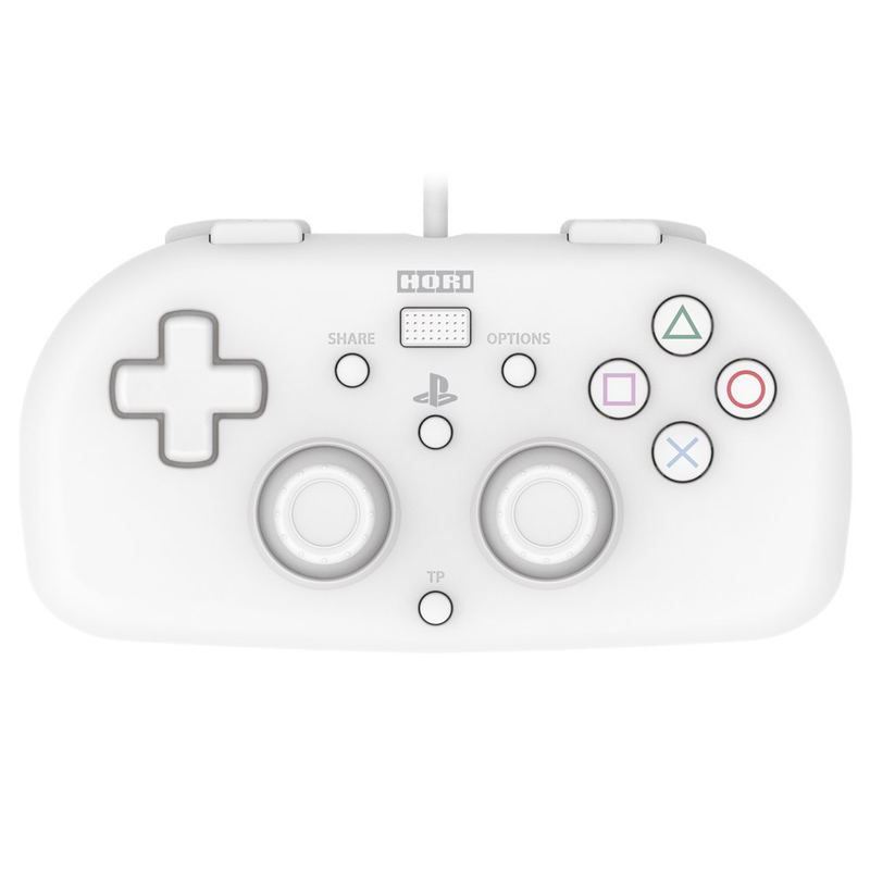 Hori Wired Controller Light for PlayStation 4 (White) image 1