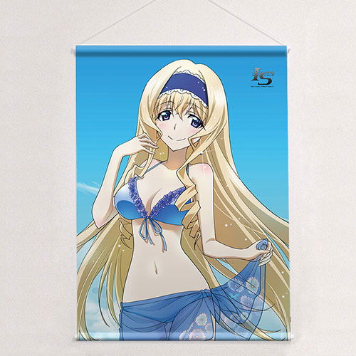 Infinite Stratos Original Illustration B2 Wall Scroll: Cecilia / Beach image 1