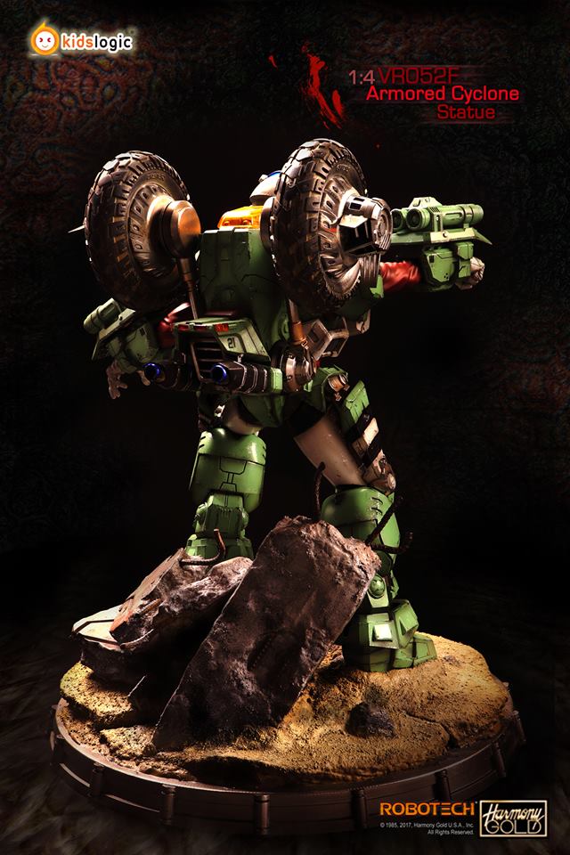 Robotect Mospeada 1/4 Scale Pre-Painted Statue: VR-052F Armored Cyclone image 1