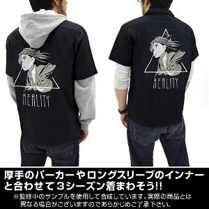 Sword Art Online Ordinal Scale - Asuna Reality Embroidery Work Shirt Black (M Size)