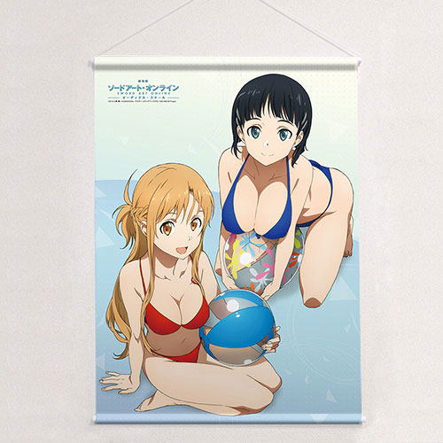 Sword Art Online The Movie -Ordinal Scale- B2 Wall Scroll: Asuna & Suguha (Re-run) image 1