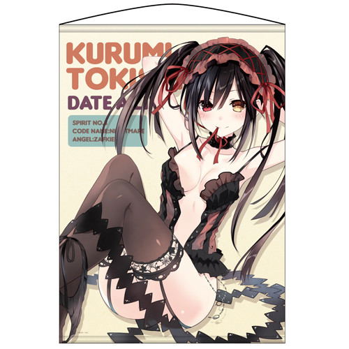 Date A Live Original Ver. Wall Scroll: Kurumi Tokisaki Ver.2 (Re-run) image 1
