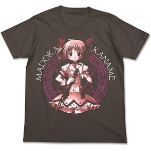 Puella Magi Madoka Magica - Madoka Kaname T-shirt Charcoal (L Size)_