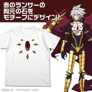 Fate/Apocrypha - Lancer Of Red Image T-shirt White (L Size)