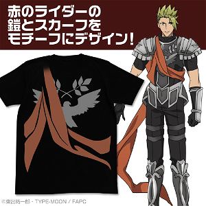 Fate/Apocrypha - Rider Of Red Image T-shirt Black (L Size)
