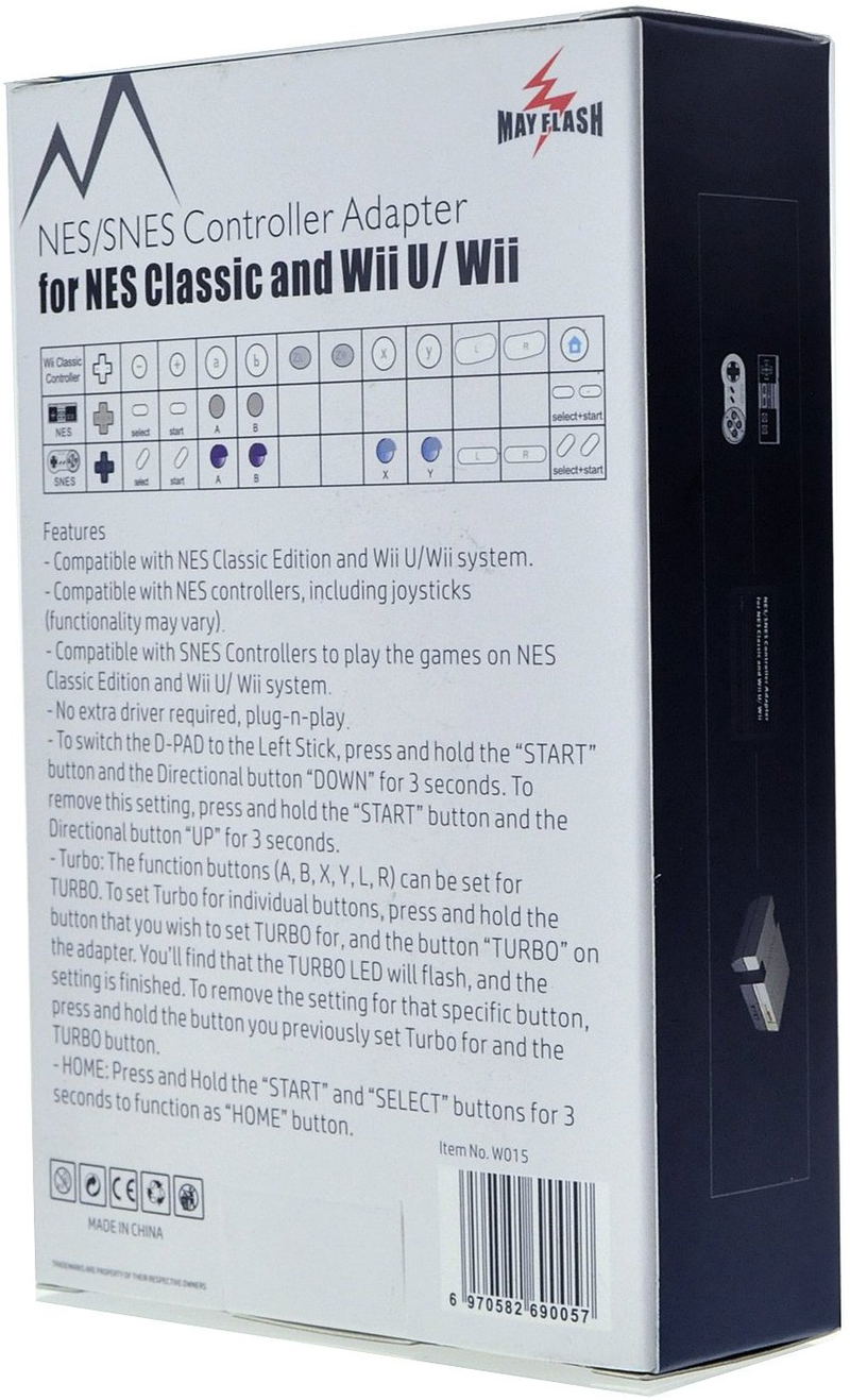 NES/SNES Controller Adapter for NES Classic and Wii U/Wii image 4