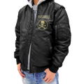 The Super Dimension Fortress Macross - Roy Focker MA-1 Jacket Black (L Size) thumbnail 5