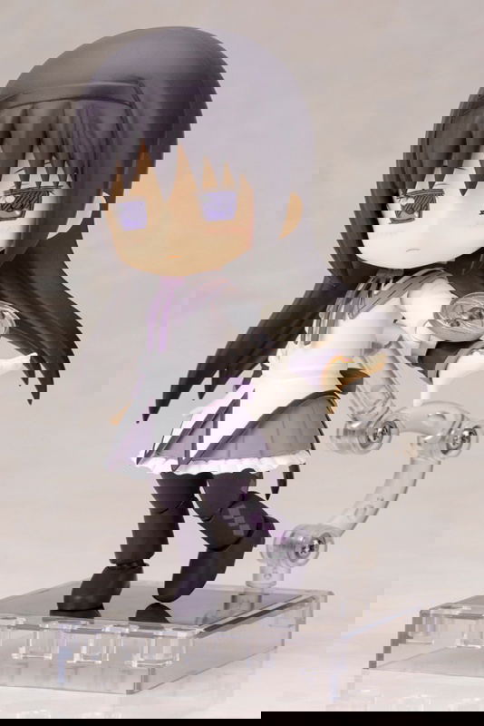 Leather homura　1 Puella Magi Madoka Magica Akemi Homura Cosplay Shoes