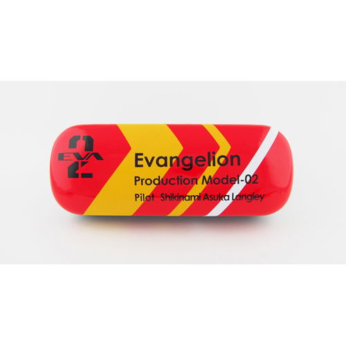 Evangelion Glasses Case Eva-02 - Pilot Shikinami Asuka Langley image 1