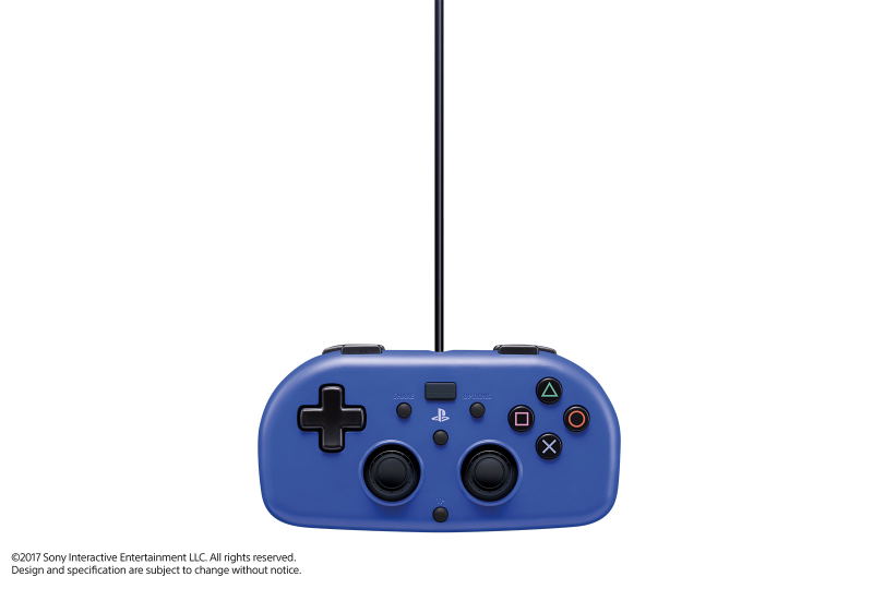Hori Mini Wired Gamepad for PlayStation 4 (Blue) image 3
