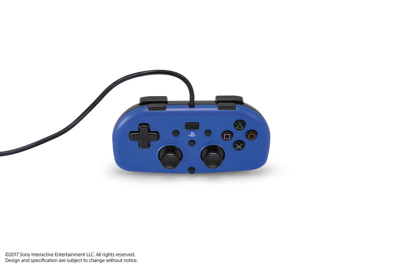 Hori Mini Wired Gamepad for PlayStation 4 (Blue) image 4