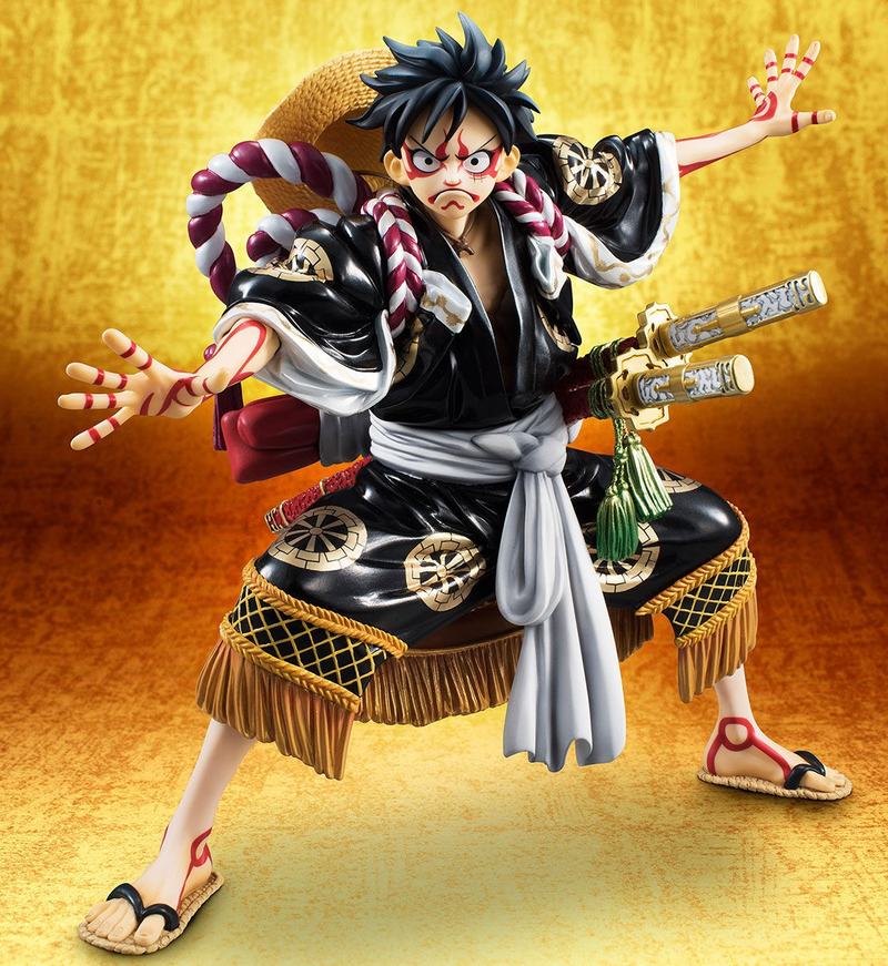 One Piece Excellent Model Portrait Of Pirates Kabuki Edition 1/8 Scale Pre-Painted Figure: Monkey D. Luffy (Re-run) image 1