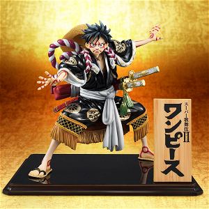 One Piece Excellent Model Portrait Of Pirates Kabuki Edition 1/8 Scale Pre-Painted Figure: Monkey D. Luffy (Re-run)