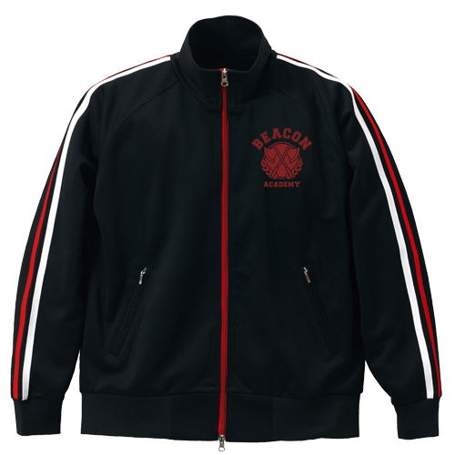 Rwby - Beacon Academy Design Jersey Black x White x Red (L Size) image 1