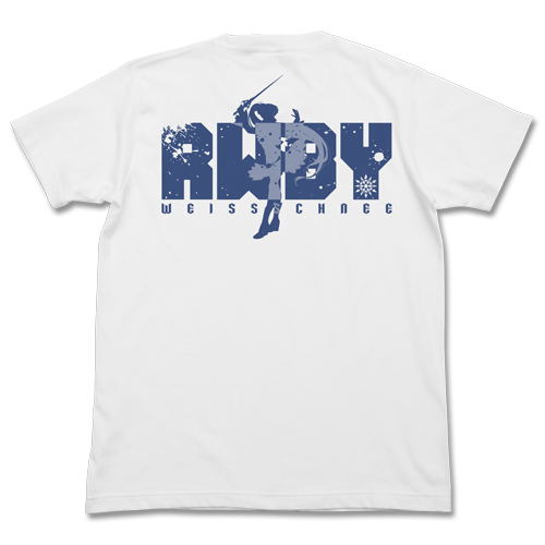 Rwby - Weiss Schnee T-shirt White (M Size) image 2