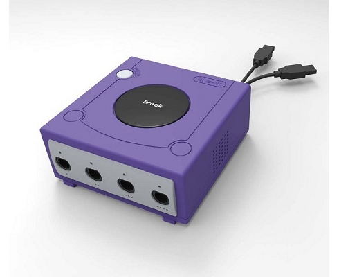 Wii U Gamecube Adapter (Violet) image 1