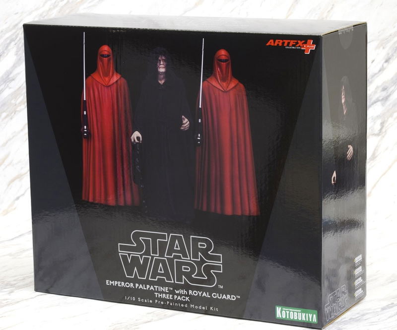 ARTFX+ Star Wars 1/10 Scale Pre-Painted Figure: Emperor Palpatine with Royal Guard 3 Pack image 12