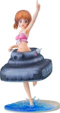 Girls und Panzer der Film 1/7 Scale Pre-Painted Figure: Miho Nishizumi Panzer vor! Swimsuit & Tank Ver. thumbnail 1