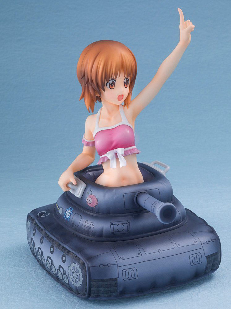 Girls und Panzer der Film 1/7 Scale Pre-Painted Figure: Miho Nishizumi Panzer vor! Swimsuit & Tank Ver. image 3