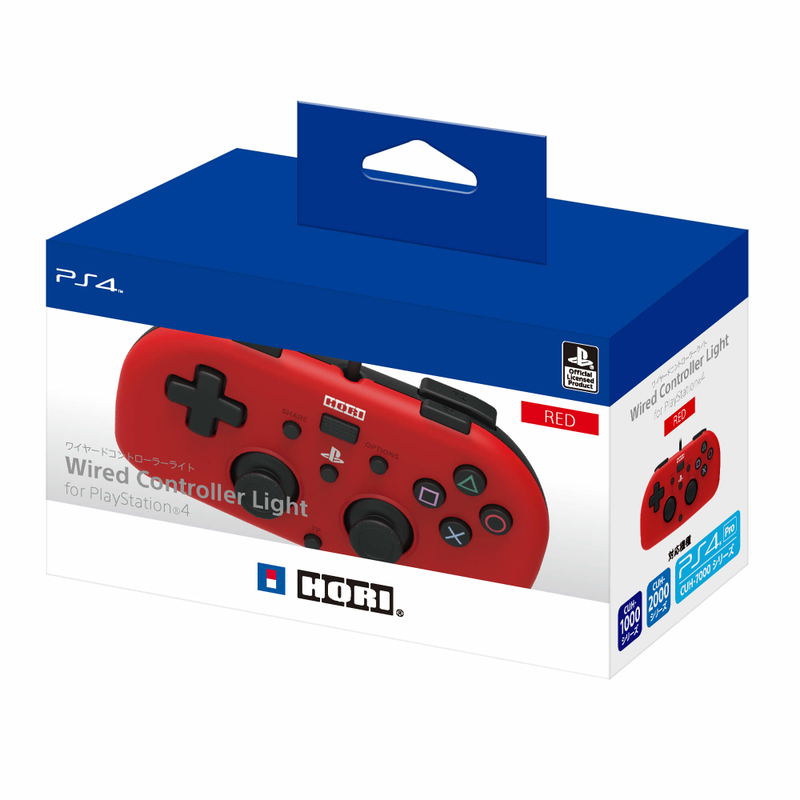 Hori Wired Controller Light for PlayStation 4 (Red) image 4