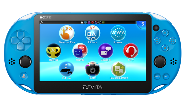 PlayStation®Vita　psvita PlayStation Vita Wi-Fi model (Aqua Blue)