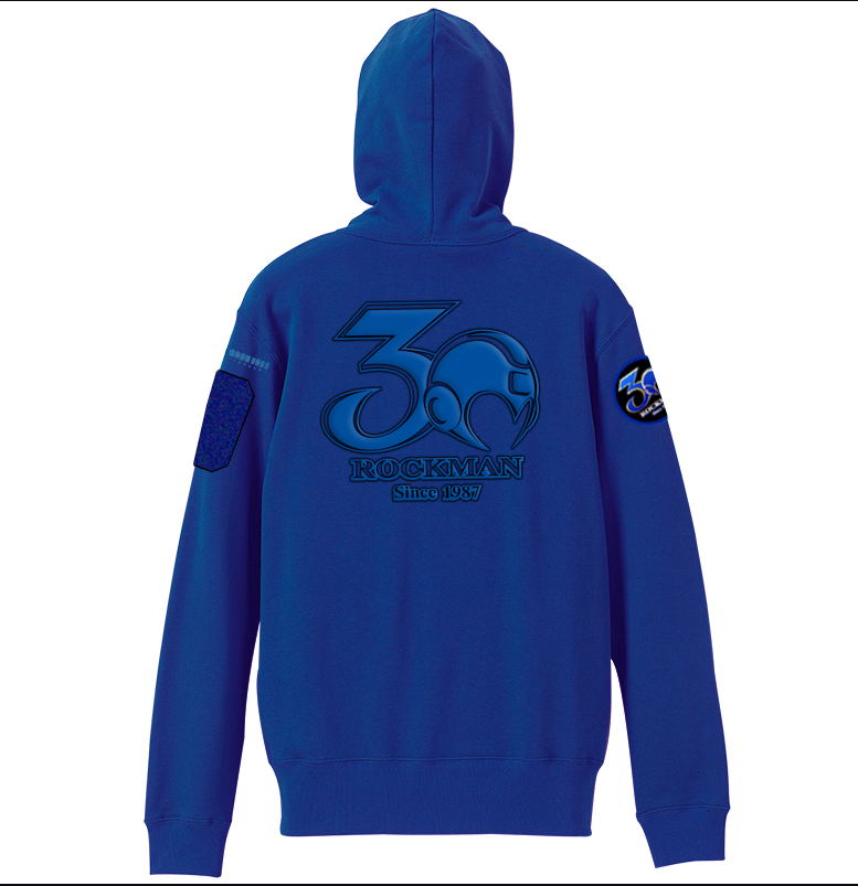 Rock Man 30th Anniversary Hoodie (L Size) image 2