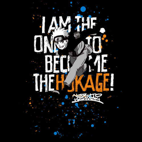 Naruto Shippuden - Naruto T-shirt Black (S Size) image 2