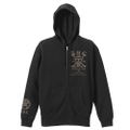 One Piece - Straw Hat Crew Zippered Hoodie Black (XL Size) thumbnail 2