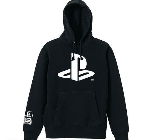 PlayStation Classic Logo Hoodie Black (L Size) image 1