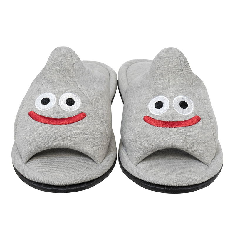 Dragon Quest Smile Slime Room Slippers - Metal Slime image 1