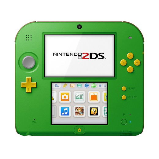 Nintendo 2DS Pre-installed The Legend of Zelda: Ocarina of Time 3D (Link Green) image 2