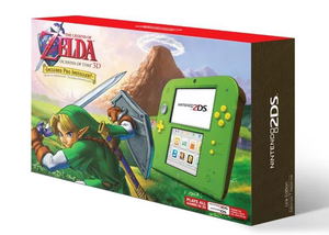 Nintendo 2DS Pre-installed The Legend of Zelda: Ocarina of Time 3D (Link Green)_