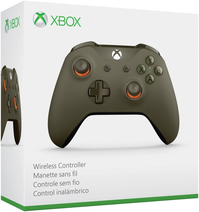 Xbox Wireless Controller (Green x Orange) image 1