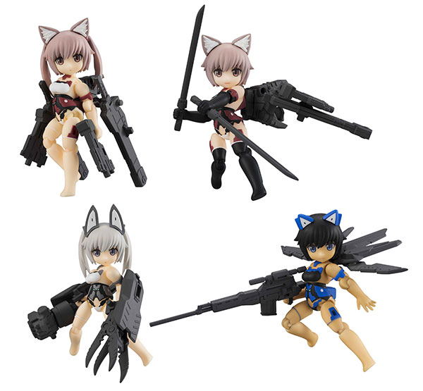 Desktop Army Frame Arms Girl KT-322f Innocentia Series (Set of 4 pieces) image 1