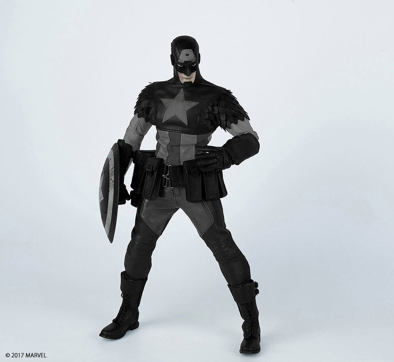 Marvel 1/6 Scale Action Figure: Night Mission Captain America image 2