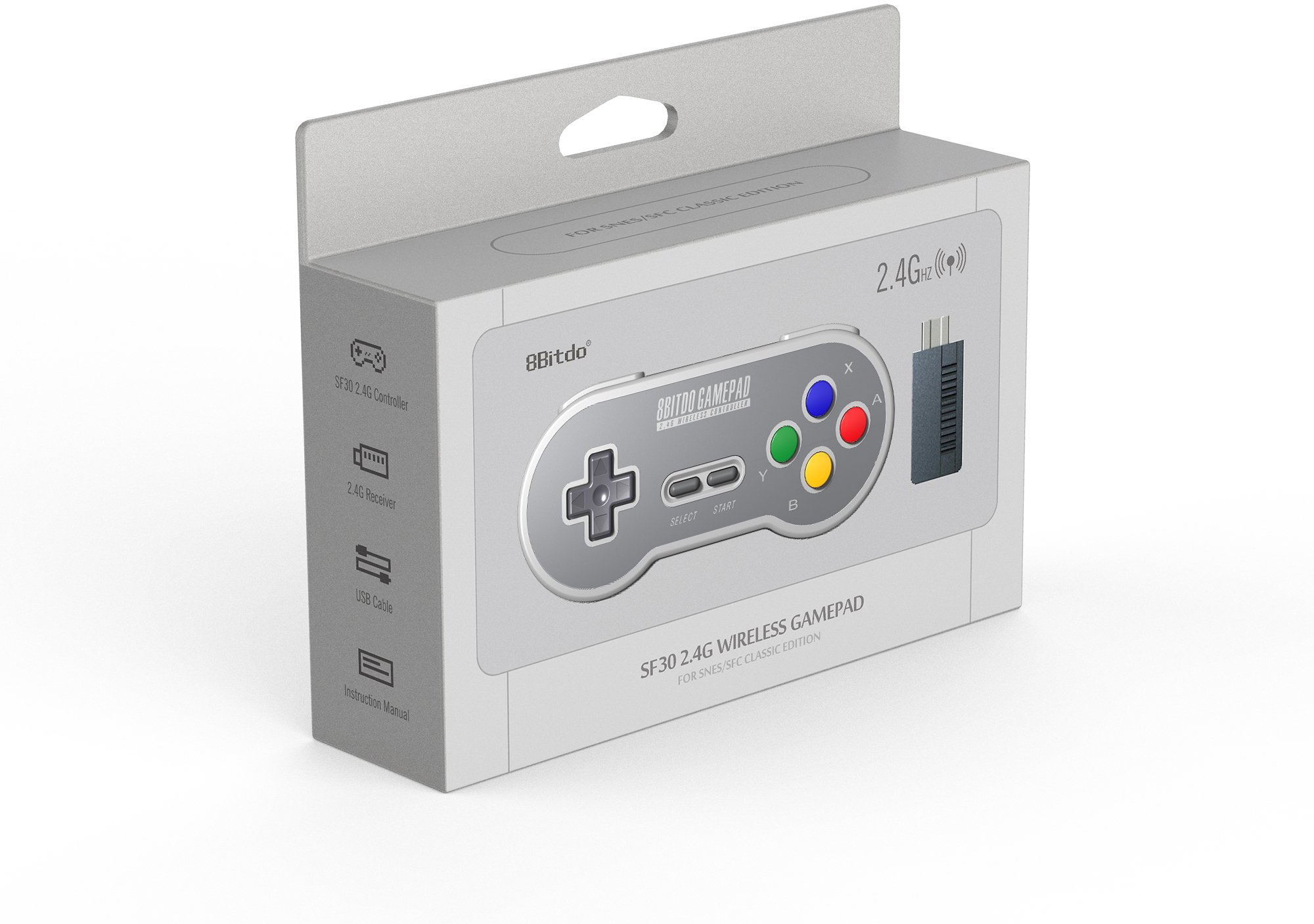 8Bitdo SF30 2.4G Controller for Super Famicom / SNES