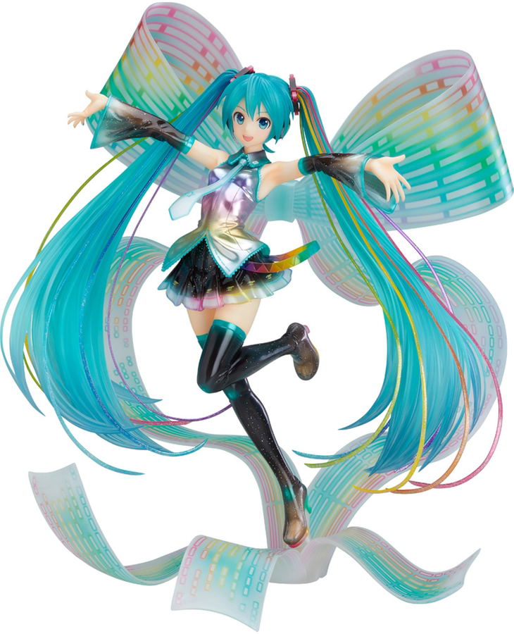 Character Vocal Series 01 Hatsune Miku 1/7 Scale Pre-Painted Figure: Hatsune Miku 10th Anniversary Ver. Memorial Box image 1