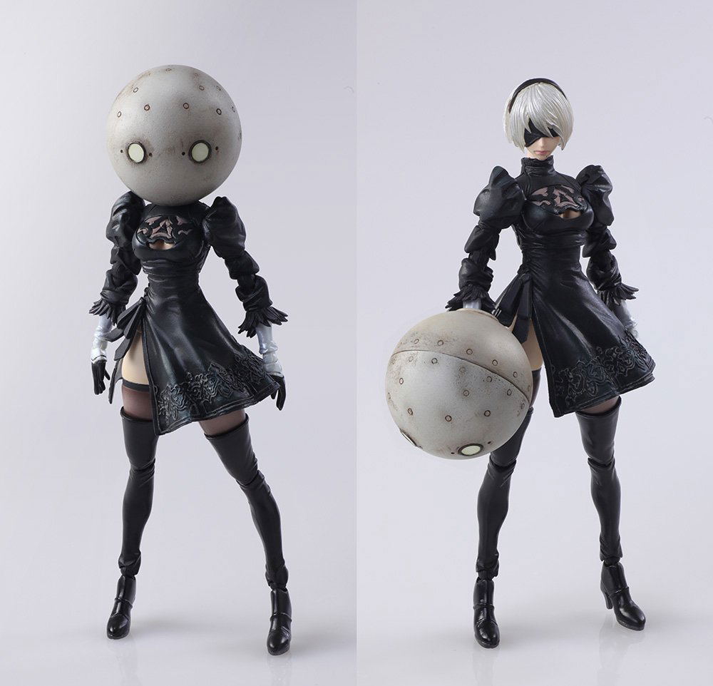 Nier: Automata Bring Arts: 2B & Machine Life Form Set