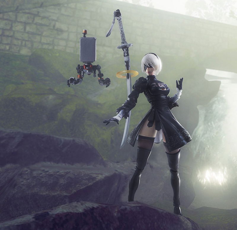 Nier: Automata Bring Arts: 2B & Machine Life Form Set image 13